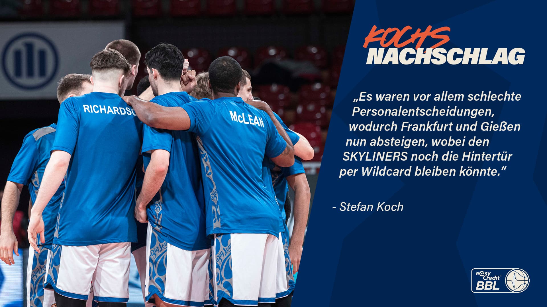 Ich habe sowohl in Gießen als auch in Frankfurt als Trainer gearbeitet. Zugegeben, das liegt lange zurück, aber Hessen ist mein Heimatbundesland und für viele Fans ist es kaum vorstellbar, dass es keinen Erstligabasketball mehr in der einstigen Hochburg unseres Sports geben soll. Im den vergangenen zwei Jahrzehnten dominierte wohl am ehesten das Frankenland (Bamberg holte in dieser Zeit neun Meisterschaften, dazu gibt es Bayreuth und Dirk Nowitzkis Heimatstadt Würzburg als weitere Erstligisten und auch Nürnberg gab von 2005 bis 2007 ein BBL-Intermezzo), aber früher war Hessen der Mittelpunkt des deutschen Basketballs.