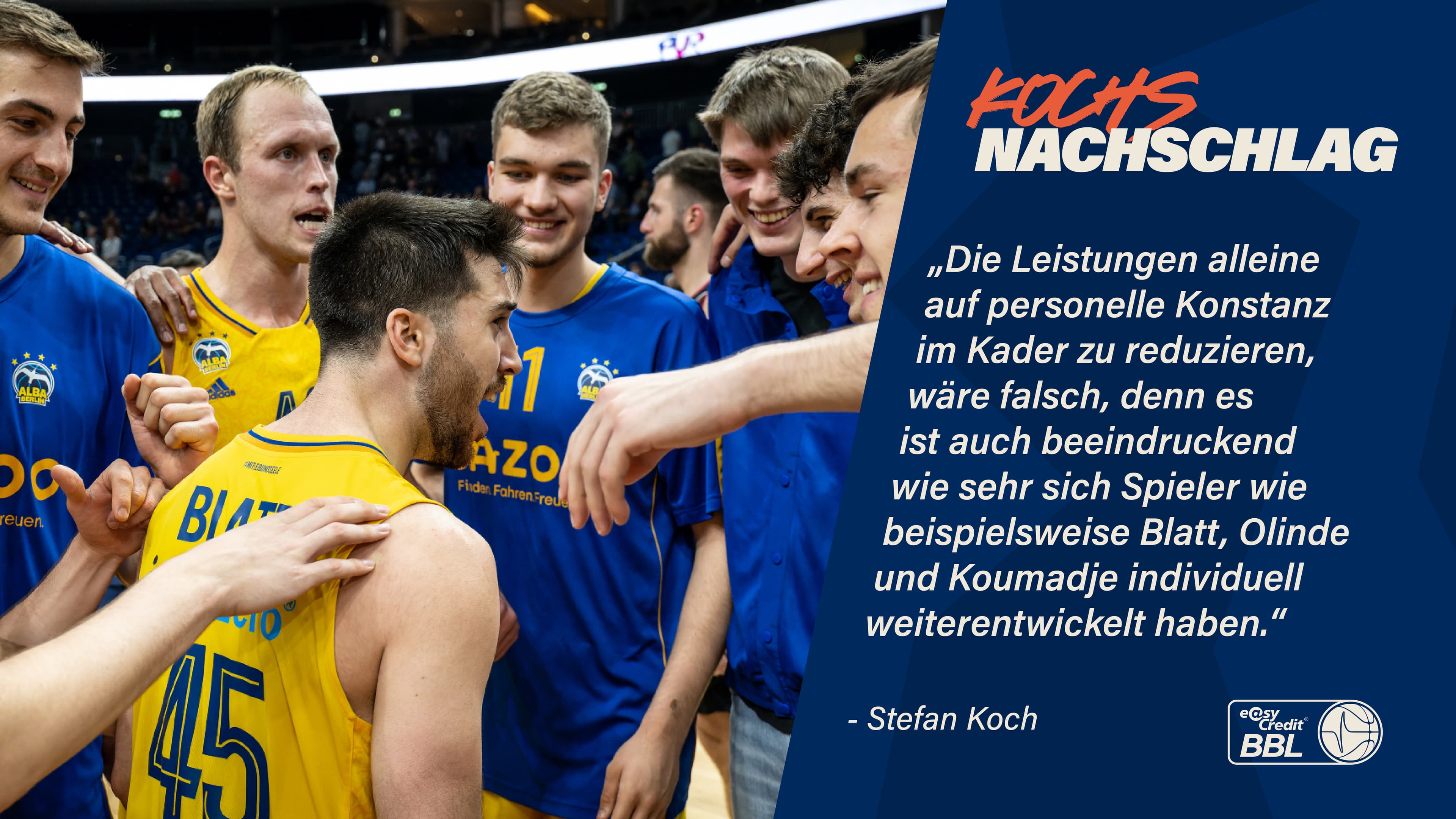 Double-Sieger ALBA BERLIN kann nach dem Saisonstart in Liga, Pokal und Europa zusammen eine Bilanz von sieben Siegen und null Niederlagen vorweisen. Und dies trotz hoher Belastung und mehreren verletzten Leistungsträgern. Ein Blick auf die Gründe.