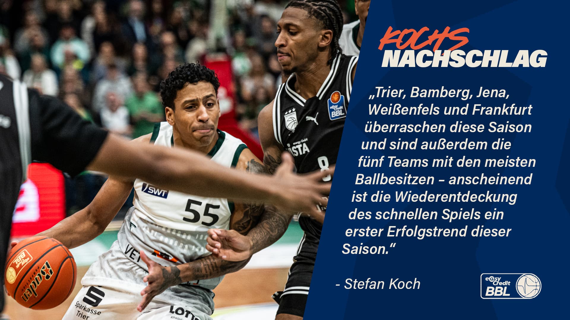 In der noch jungen Saison sind bisher kaum echte Trends zu erkennen. Eine Ausnahme: Es gibt einige Teams, die aktuell wesentlich besser dastehen als erwartet – und viele davon bevorzugen einen schnellen Ball. Sorgt Letzteres vielleicht für Ersteres?